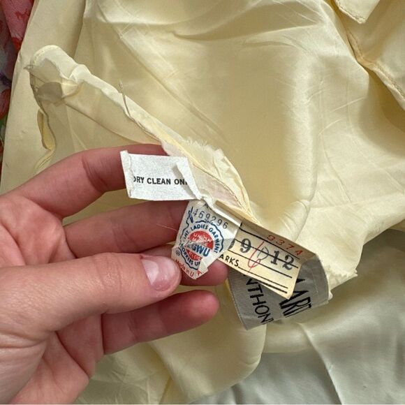 Marita by Anthony Muto Floral Flowy Colorful Dress Vintage Made In USA Size 6 - Picture 6 of 11